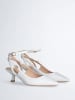 Liu Jo Leder-Slingpumps in Weiß