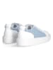 Liu Jo Leren sneakers wit/lichtblauw