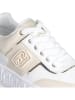 Liu Jo Leder-Sneakers in Weiß/ Beige