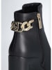Liu Jo Leder-Ankle-Boots in Schwarz