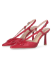 Liu Jo Leren slingpumps rood