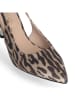 Liu Jo Leder-Slingpumps in Beige/ Braun