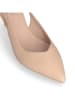 Liu Jo Leder-Slingpumps in Beige