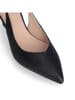Liu Jo Leder-Slingpumps in Schwarz
