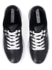 Liu Jo Leder-Sneakers in Schwarz