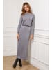 Joséfine Strickkleid "Analog" in Grau