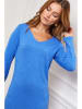 Joséfine Strickkleid "Dovel" in Blau