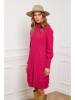 Joséfine Strickkleid "Eclose" in Fuchsia