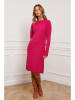 Joséfine Sukienka dzianinowa "Fanola" w kolorze różowym