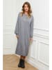 Joséfine Strickkleid "Fastidius" in Grau