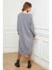 Joséfine Strickkleid "Fastidius" in Grau
