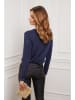 Joséfine Longsleeve "Funel" donkerblauw