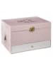WellHome for Kids Spieluhr-Schmuckschatulle in Weiß/ Rosa - (B)21,5 x (H)16,5 x (T)13,8 cm