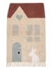 WellHome for Kids Baumwoll-Teppich in Beige - (L)150 x (B)100 cm