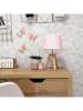 WellHome for Kids Tischleuchte in Natur/ Rosa - (H)30,5 x Ø 18,5 cm