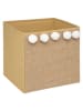 WellHome for Kids Aufbewahrungsbox in Beige - (B)29 x (H)29 x (T)29 cm