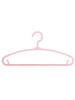 WellHome for Kids Wieszaki (12 szt.) w kolorze jasnoróżowym - 13,5 x 28,3 cm