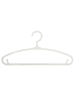 WellHome for Kids 12er-Set: Kleiderbügel in Weiß - (L)13,5 x (B)28,3 cm
