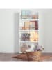 WellHome for Kids Bücherregal in Weiß - (B)55 x (H)118 x (T)15 cm