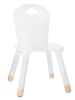 WellHome for Kids Krzesło w kolorze białym - 28 x 50 x 28 cm