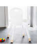 WellHome for Kids Krzesło w kolorze białym - 28 x 50 x 28 cm