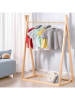 WellHome for Kids Kleiderständer in Kiefer/ Weiß - (B)78 x (H)126 x (T)38 cm