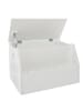 WellHome for Kids Spielzeugtruhe in Weiß - (B)57,5 x(H)38,5 x (T)37,5 cm