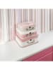 WellHome for Kids 3er-Set: Aufbewahrungskoffer in Rosa/ Creme
