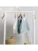 WellHome for Kids Wieszak stojący w kolorze białym na ubrania - 60 x 114 x 30 cm