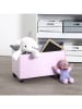WellHome for Kids Spielzeugkiste in Rosa - (B)48 x (H)28,5 x (T)28 cm