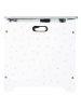 WellHome for Kids Skrzynia w kolorze białym na zabawki - 58 x 38 x 37,5 cm