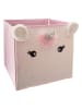 WellHome for Kids Aufbewahrungsbox in Rosa - (B)29 x (H)39,5 x (T)29 cm