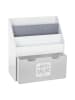 WellHome for Kids Bücherregal in Weiß/ Grau - (B)62,7 x (H)70 x (T)30 cm
