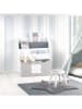 WellHome for Kids Bücherregal in Weiß/ Grau - (B)62,7 x (H)70 x (T)30 cm