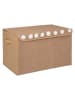 WellHome for Kids Spielzeugtruhe in Sand - (B)36 x (H)58 x (T)36 cm