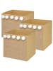 WellHome for Kids 3-delige set: opbergdozen beige - (B)29 x (H)29 x (D)29 cm