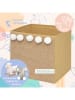WellHome for Kids 3er-Set: Aufbewahrungsboxen in Beige - (B)29 x (H)29 x (T)29 cm