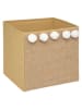 WellHome for Kids 3er-Set: Aufbewahrungsboxen in Beige - (B)29 x (H)29 x (T)29 cm