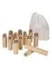 WellHome for Kids 12tlg. Nummern-Kubb-Set in Beige - ab 6 Jahren