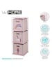 WellHome for Kids Aufbewahrungsregal in Rosa - (B)35 x (H)102 x (T)35 cm
