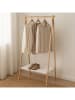 WellHome for Kids Garderobe in Beige/ Weiß - (B)86 x (H)155 x (T)57 cm