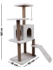 Paws&Whiskers Kratzbaum "Arden" in Weiß - (B)50 x (H)125 x (T)35 cm