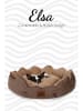 Paws&Whiskers Tierbett ''Elsa'' in Hellbraun/ Beige