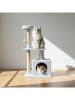 Paws&Whiskers Kratzbaum "Liora" in Grau - (B)50 x (H)106 x (T)35 cm