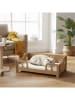 Paws&Whiskers Katzenbett "Lyra" in Hellbraun/ Creme - (B)53 x (H)18 x (T)33 cm