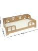 Paws&Whiskers Katzenbett "Lyra" in Hellbraun/ Creme - (B)53 x (H)18 x (T)33 cm