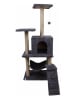 Paws&Whiskers Kratzbaum "Midas" in Anthrazit - (B)50 x (H)125 x (T)35 cm
