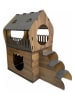 Paws&Whiskers Kattenhuis bruin - (B)65 x (H)68 x (D)51 cm