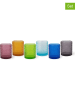 Trendy Kitchen by EXCÉLSA 6er-Set: Gläser "Aurora" in Bunt - 300 ml