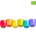 Trendy Kitchen by EXCÉLSA 6er-Set: Gläser in Bunt - 405 ml
